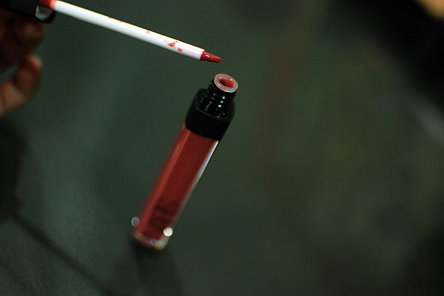 NARS x Andy Warhol - Larger Than Life Lipgloss in Viva tube and applicator