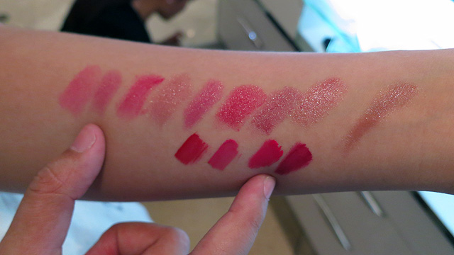 Guerlain Counter Swatches