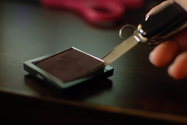 Wild Peach - Depotting Fanny Serrano Eyeshadows