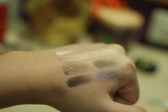 wet n wild comfort zone palette - swatches 2