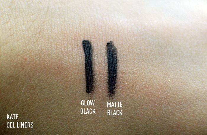 Kate Gel Liners - Swatches