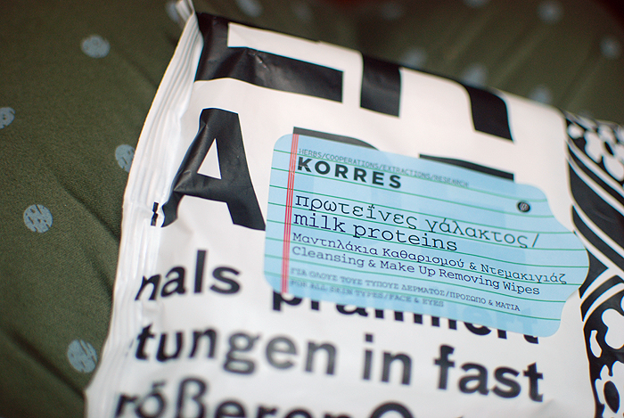 Korres Milk Proteins Wipes
