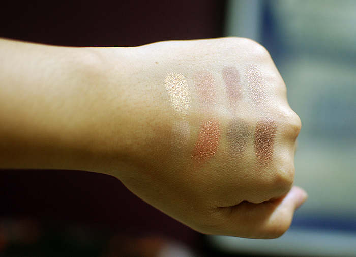 MUI - EQ - Swatches - Guerlain, bareMinerals
