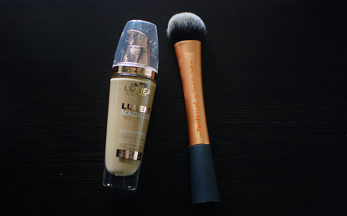 Foundation Routine - L'Oreal Lucent Magique, RealTechniques Expert Face Brush