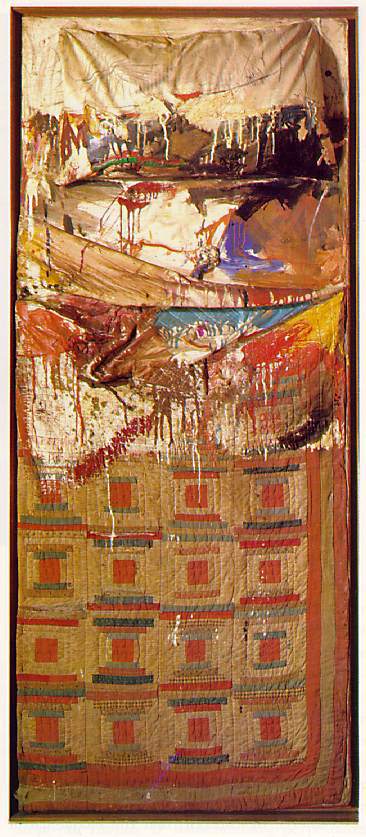 "Bed," Robert Rauschenberg. 1955 Source: Brown Bread Mixtape
