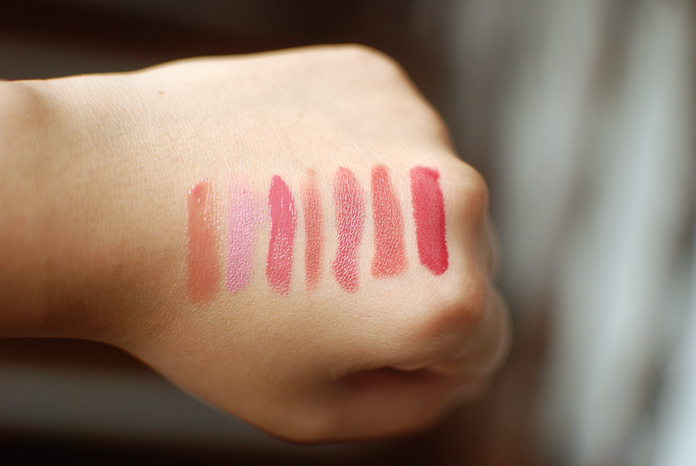 Drugstore Lipsticks - Swatches