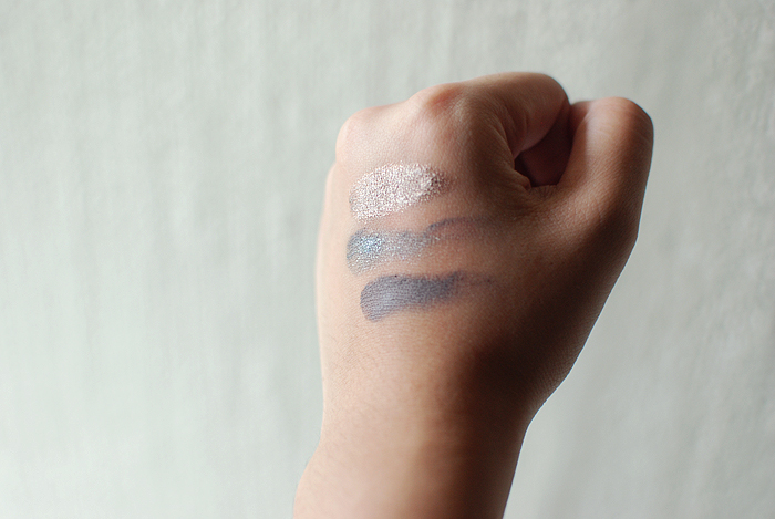 Maybelline Color Tattoos - Audacious Asphalt, Bad to the Bronze, Tough as Taupe, Swatches 2