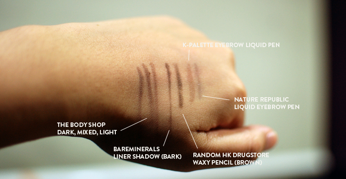 Brow Maintenance - Swatches