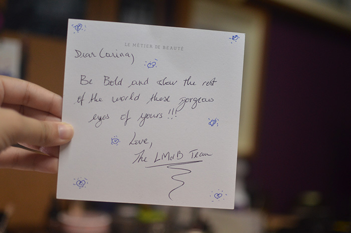 LMdB - Beauty Vault VIP - September 2013 - Note