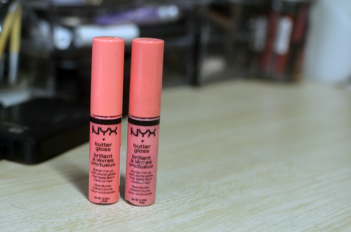 NYX Butter Gloss - Apple Strudel, Maple Blondie