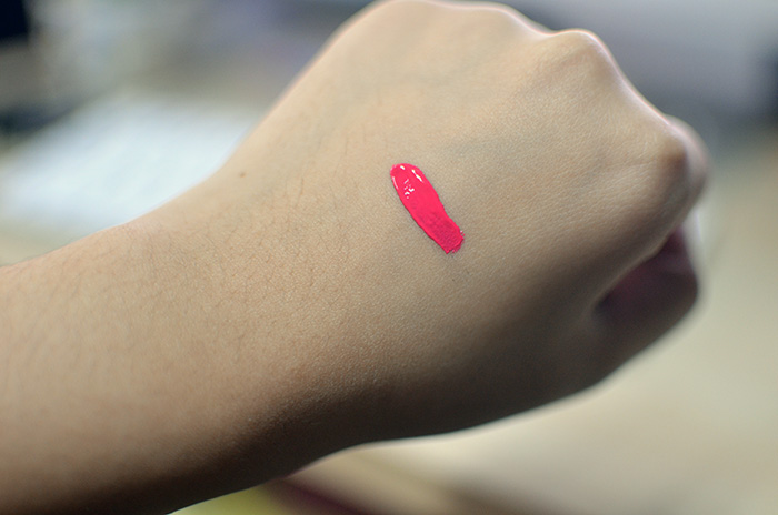 3CE Lip Lacquer - Pink Boom - Swatch