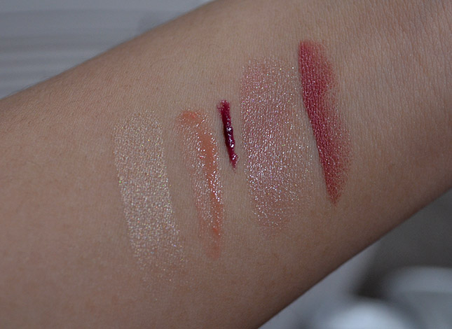 Travel Makeup - Swatches