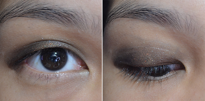 Glitter Topcoat over Starry Night