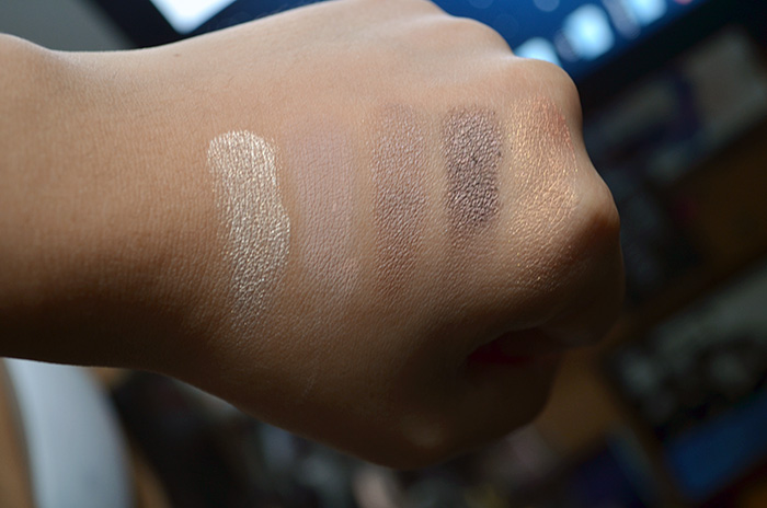 MAC Paint Pots - Bare Study, Painterly, Groundwork, Constructivist, Rubenesque - Swatches