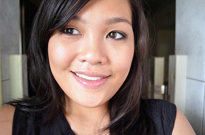 Christmas Look 1 - Navy and Taupe Smoky Eye