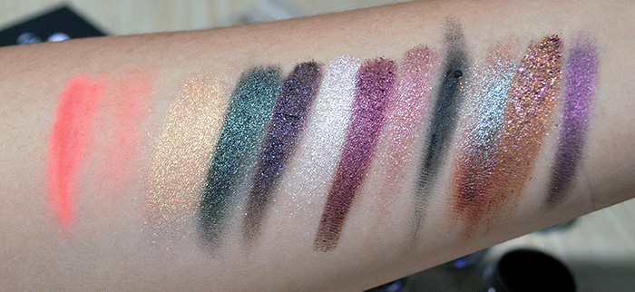 Oslo Cosmetics - First Order - Swatches 1