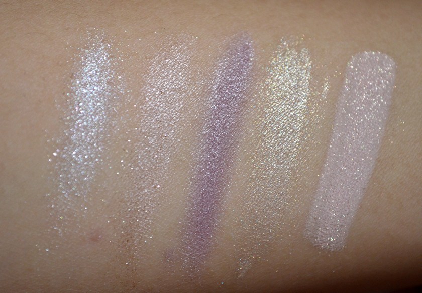 bareMinerals Degrees of Dazzling - Glimmer - Swatches