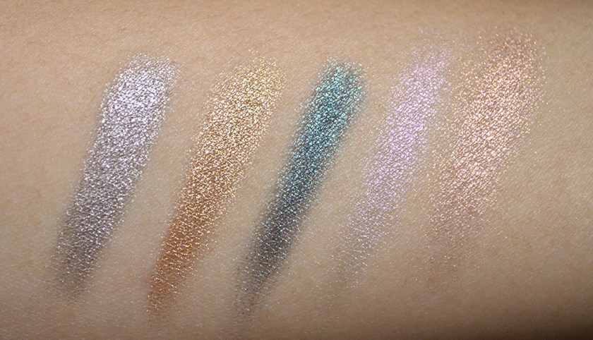 bareMinerals Degrees of Dazzling - High Shine - Swatches