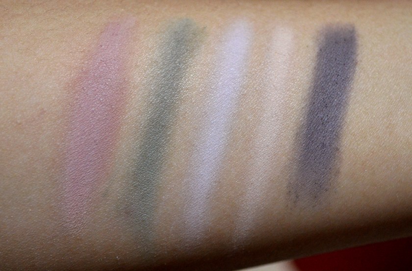 bareMinerals Degrees of Dazzling - Velvet Swatches