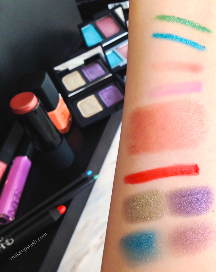 Nars-Spring-2014-Colour-Collection-Swatches