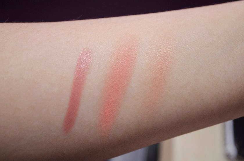 NARS Final Cut - Final Cut Blush, Decanso Lip Pencil - Swatches