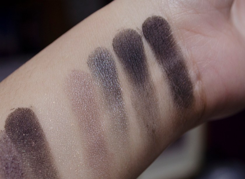 NARSissist - Swatches - Row 3 - Bellissima 1, Lhasa, Bad Behaviour, Dogon 2, Pandora 2