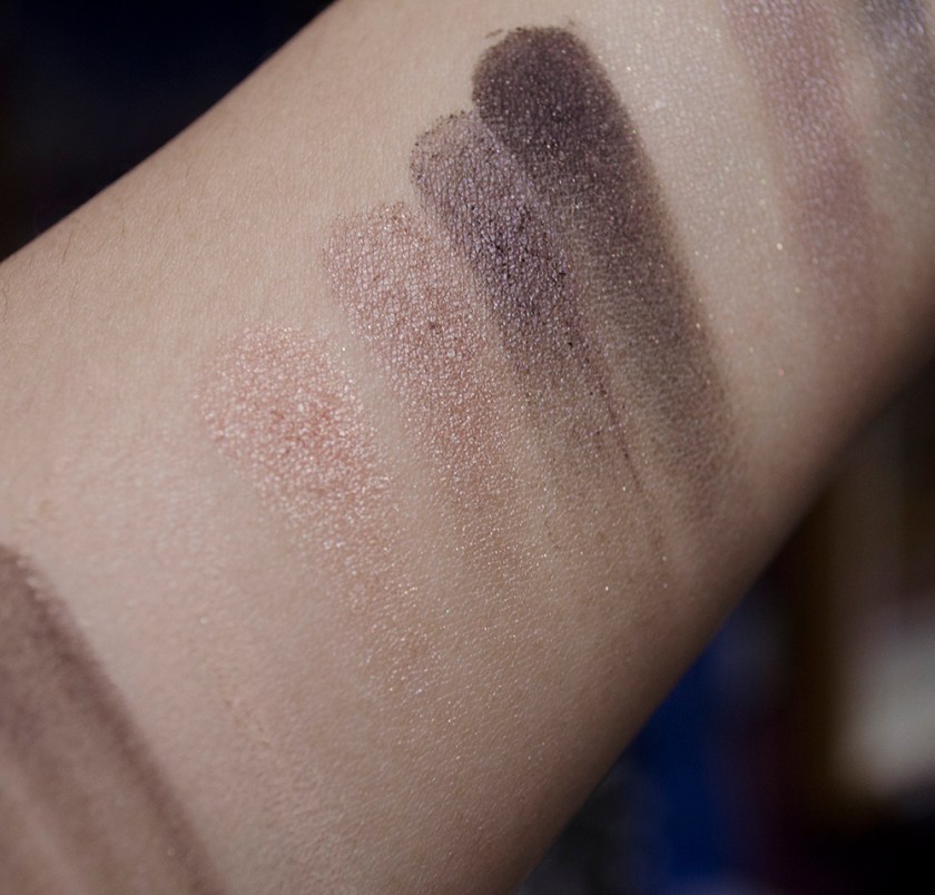 NARSissist - Swatches - Row 3 - Madrague 1, Nepal, Ashes to Ashes, Brousse 2, Mekong