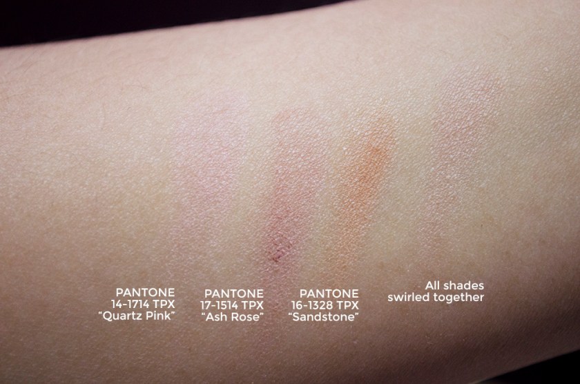 Sephora + Pantone Universe - Alchemy of Color Face Palette - Blush Swatches