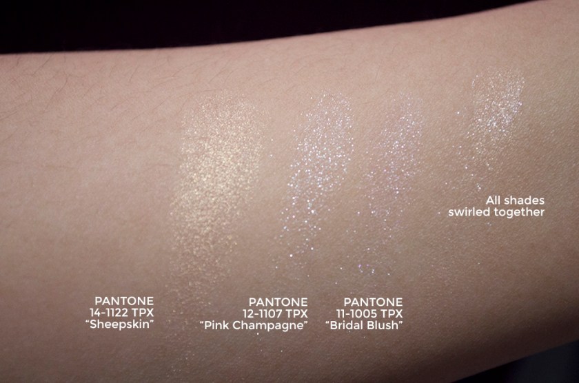 Sephora + Pantone Universe - Alchemy of Color Face Palette - Highlight Swatches