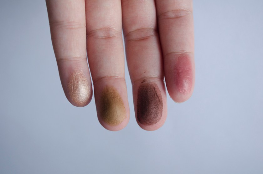 Addiction 2014 Haul - Swatches - Rigoletto, Sand Dune, Truffle, Rose Bar