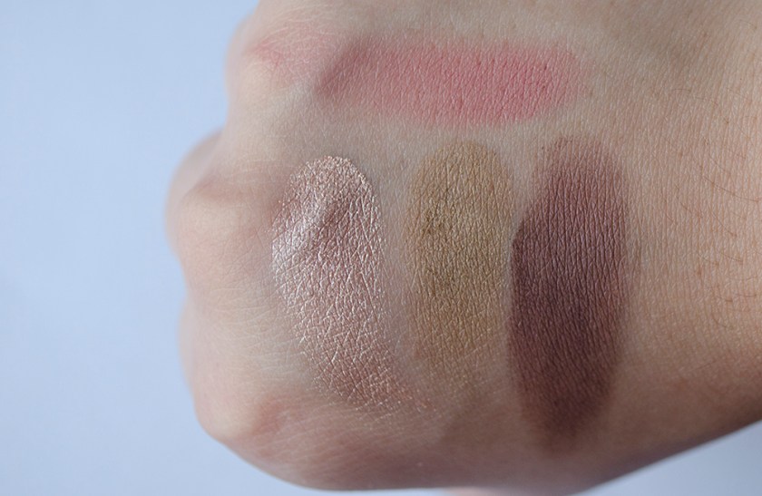 Addiction 2014 - Swatches - Rigoletto, Sand Dune, Truffle, Rose Bar