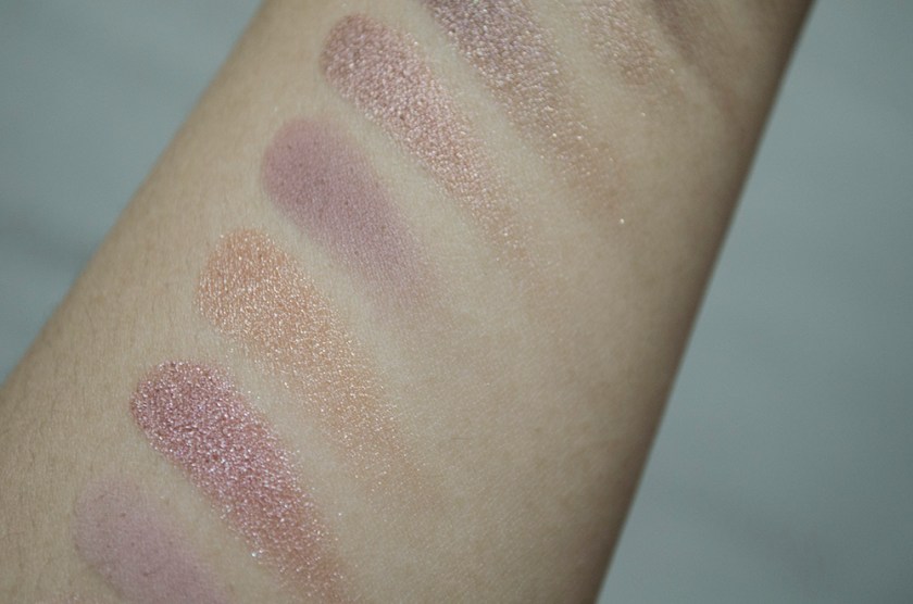 Urban Decay Naked 3 - Swatches - Limit, Buzz, Trick, Nooner, Liar