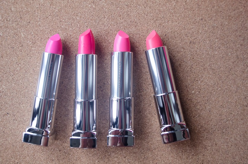 Maybelline - Pink Alert Lipsticks - POW 1, POW 2, POW 3, POW 4