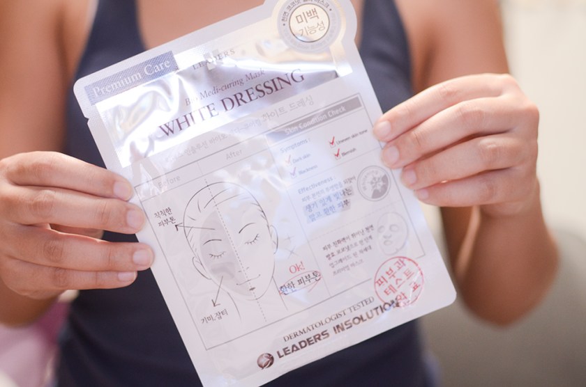 Leaders InSolution Medi-curing Mask - White Dressing