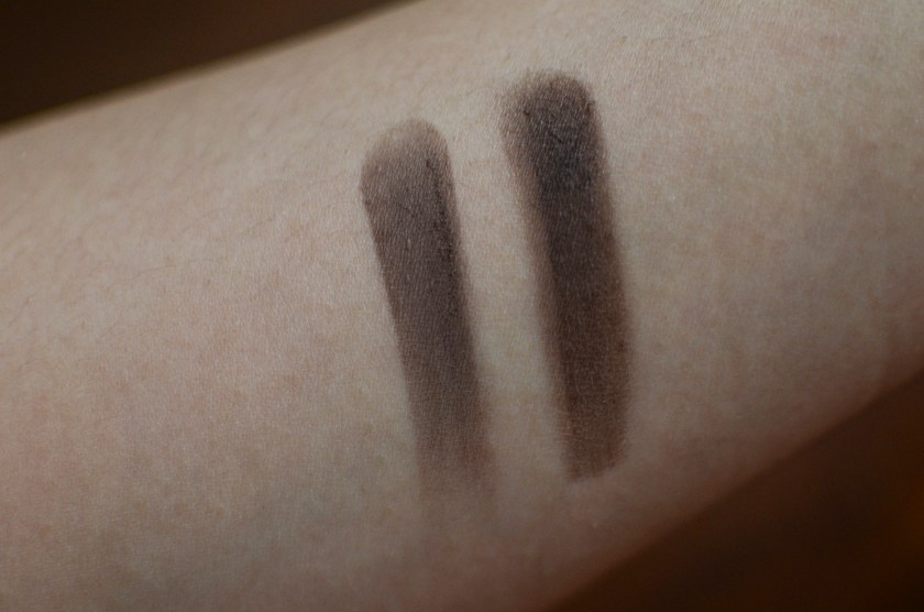 MAKE Colour - Matte Eyeshadow Khaki, Transforming Eye Primer - Swatches