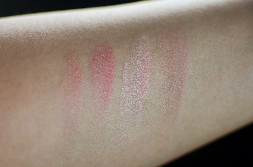 Hourglass Ambient Lighting Blush Palette - Swatches - Diffused Heat, Luminous Flush, Incandescent Elektra, Mood Exposure