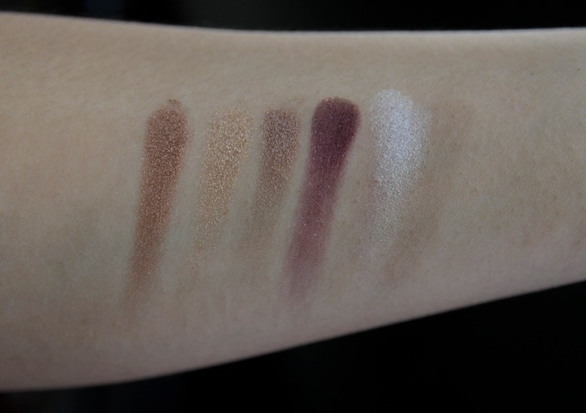 Makeup Revolution - I Heart Makeup Wonder Palette I Heart Chocolate - Swatches, Row 3